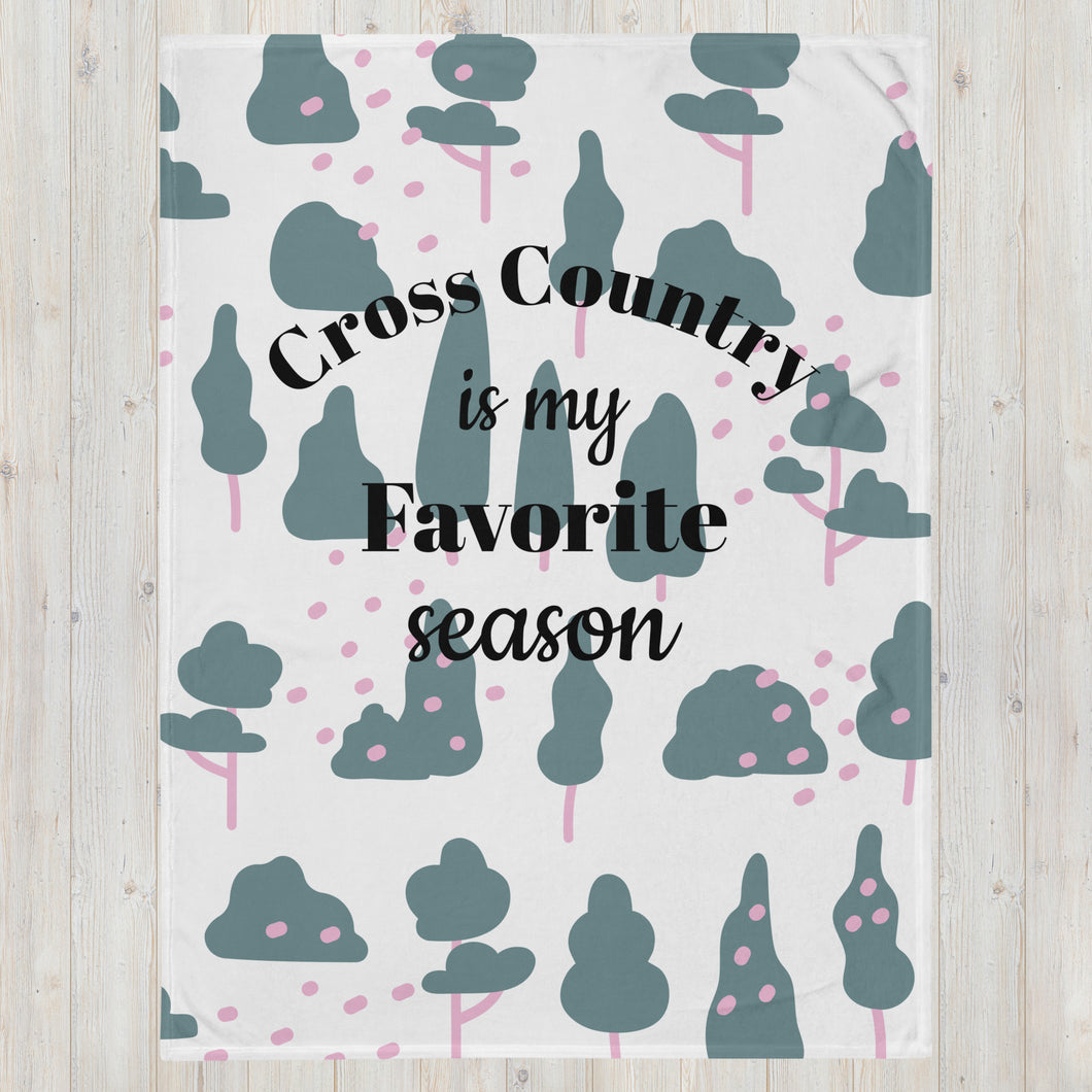 Favorite Season Cross Country Throw Blanket