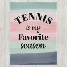 Load image into Gallery viewer, Favorite Season Tennis Throw Blanket
