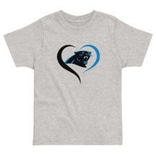 Load image into Gallery viewer, Panthers Heart Toddler T-shirt(NFL)