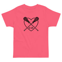 Load image into Gallery viewer, Lacrosse Heart Toddler Tee
