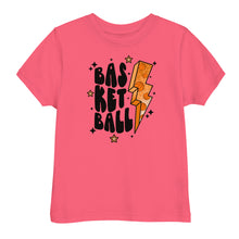 Load image into Gallery viewer, Basketball Lightning Toddler T-shirt
