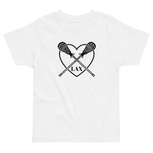 Load image into Gallery viewer, Lacrosse Heart Toddler Tee
