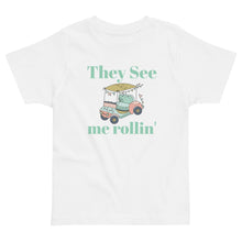 Load image into Gallery viewer, They See Me Rollin&#39; Golf Toddler Tee
