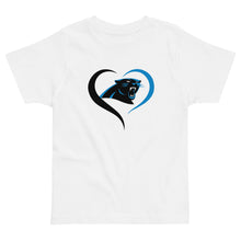 Load image into Gallery viewer, Panthers Heart Toddler T-shirt(NFL)
