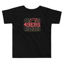 Load image into Gallery viewer, 49ers Gold Stacked Toddler Tee(NFL)