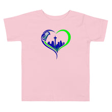 Load image into Gallery viewer, Seahawks Heart Toddler Tee(NFL)