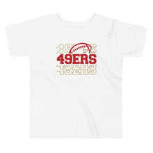 Load image into Gallery viewer, 49ers Gold Stacked Toddler Tee(NFL)