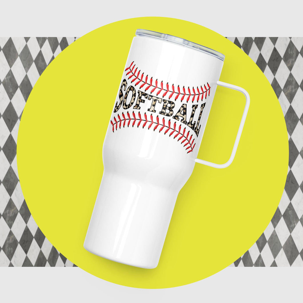 Softball Mug With A Handle