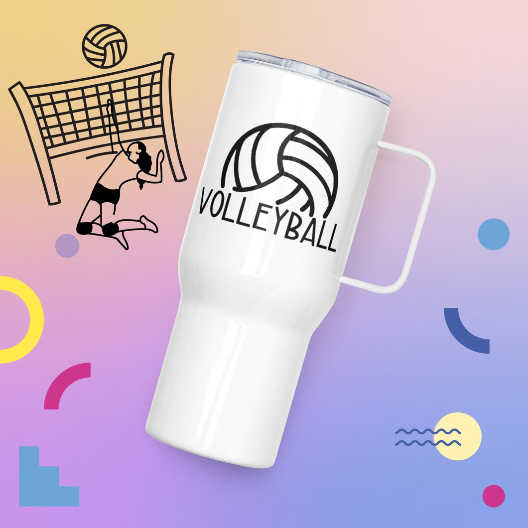 Volleyball Mug With A Handle