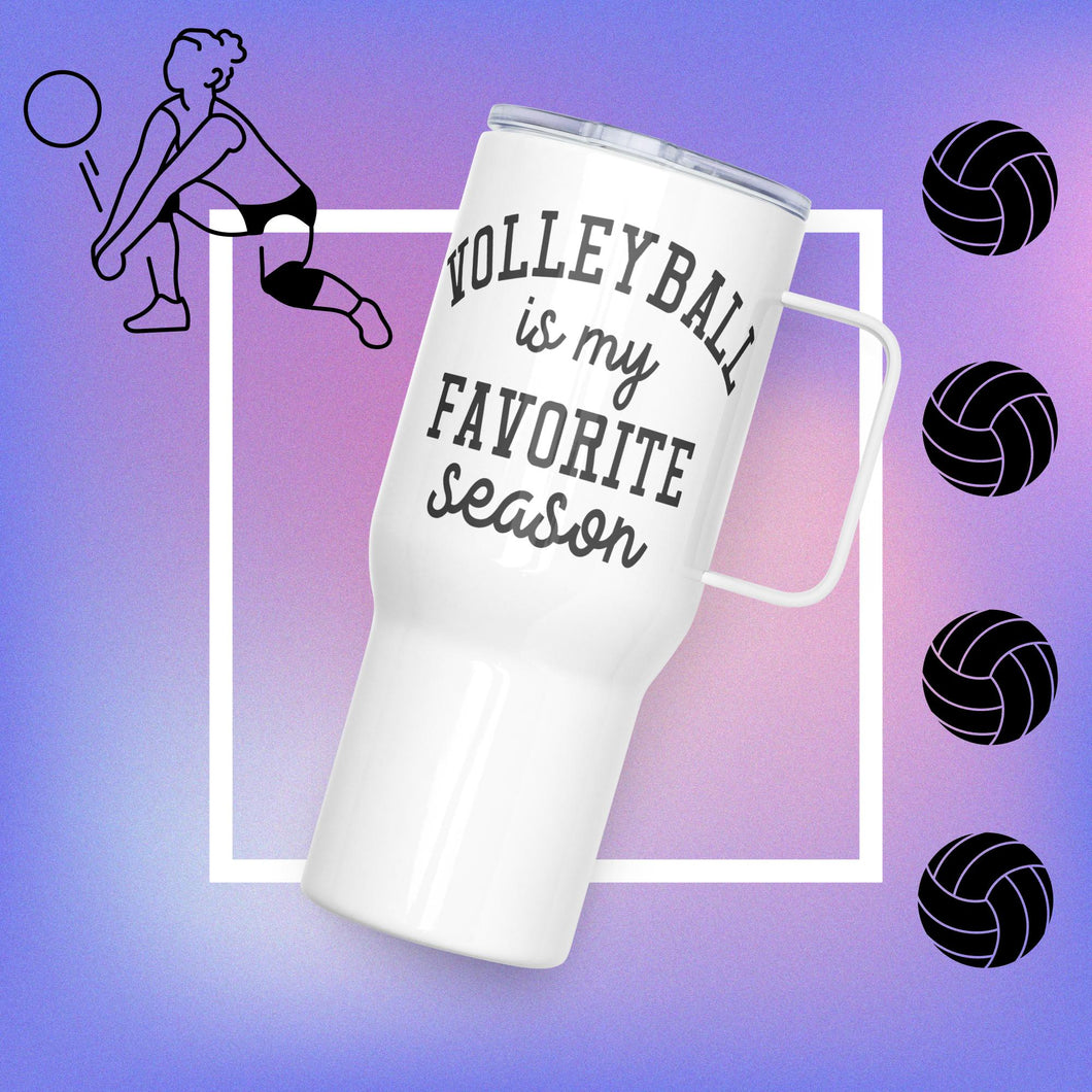 Volleyball Favorite Season Mug With A Handle