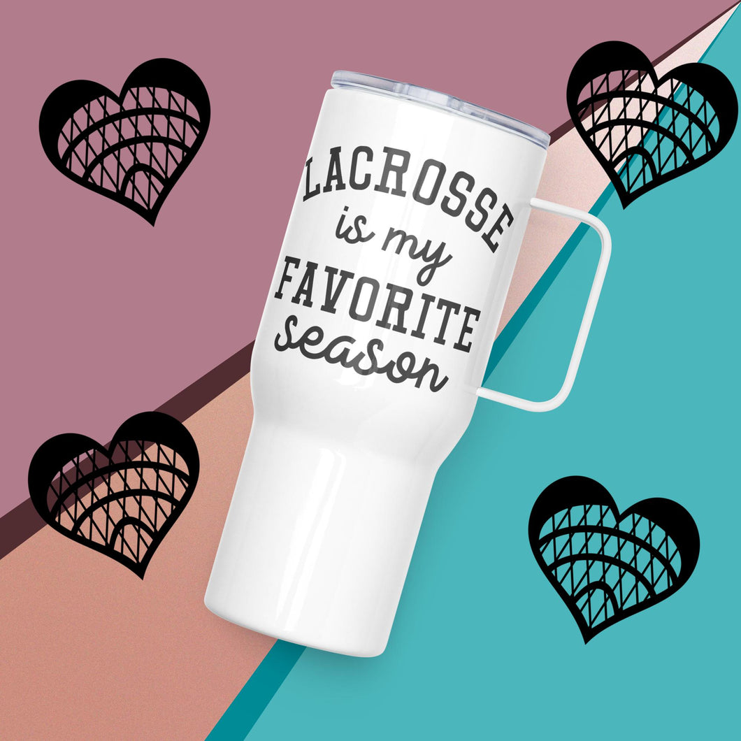 Lacrosse Favorite Season Mug With A Handle