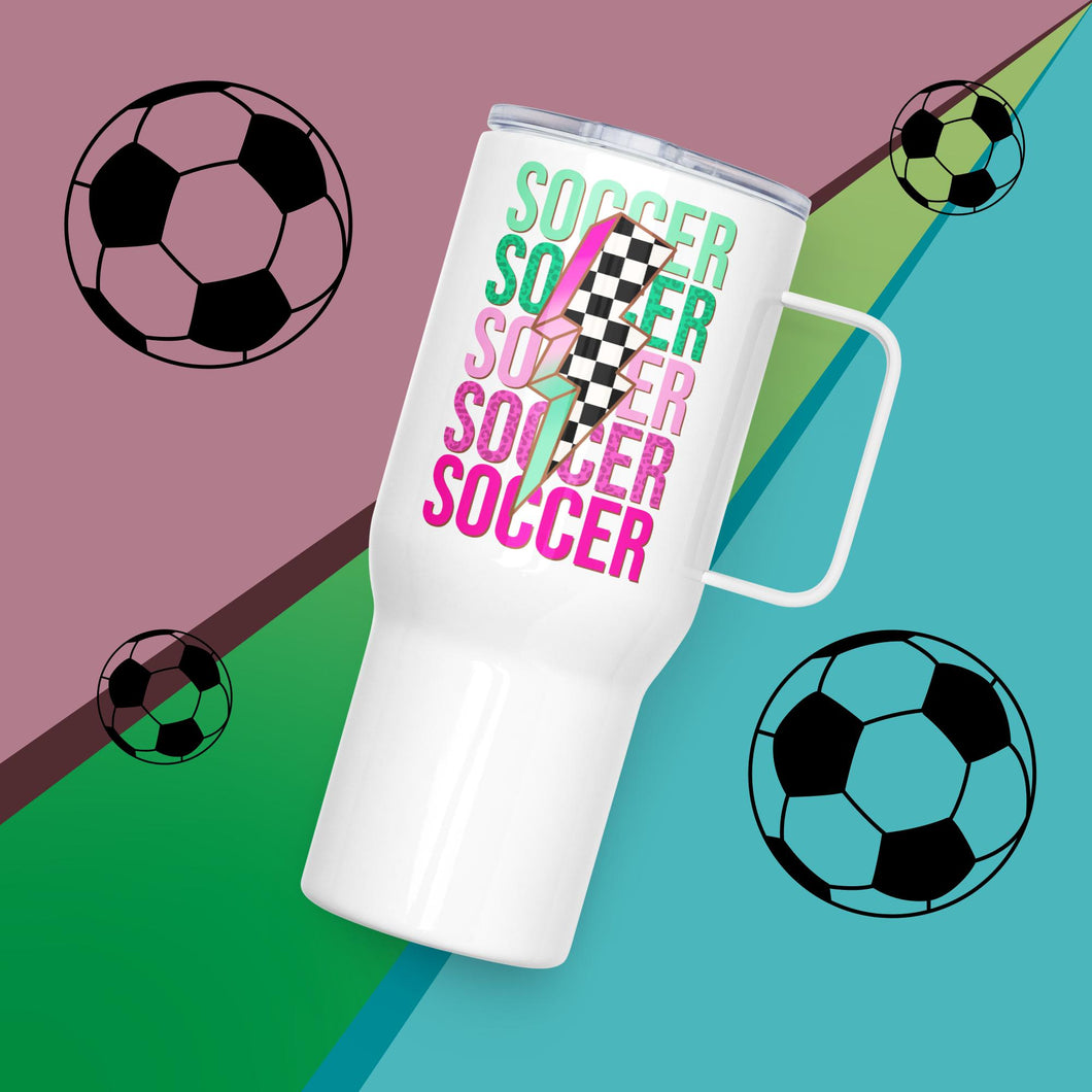 Soccer Stack Mug With A Handle
