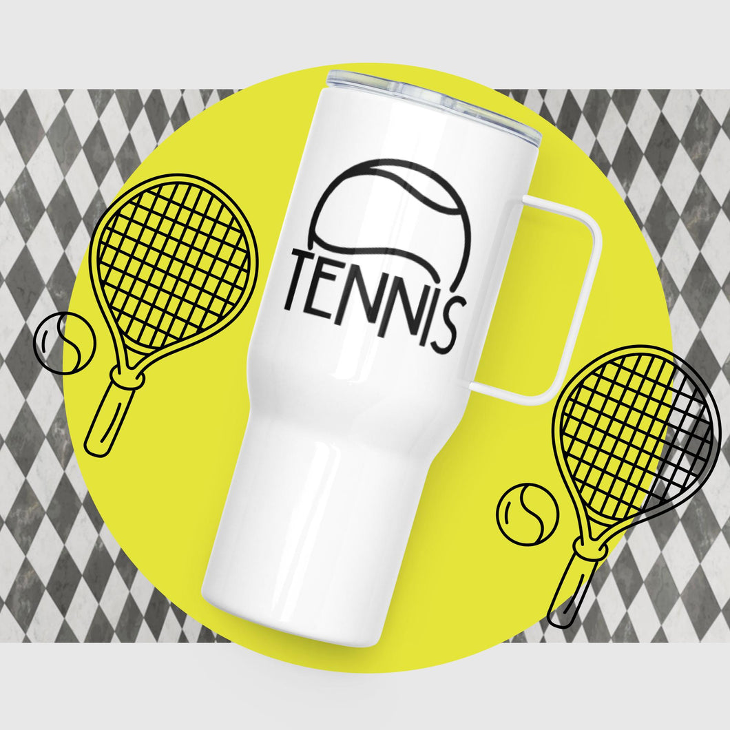 Tennis Fan Mug With A Handle