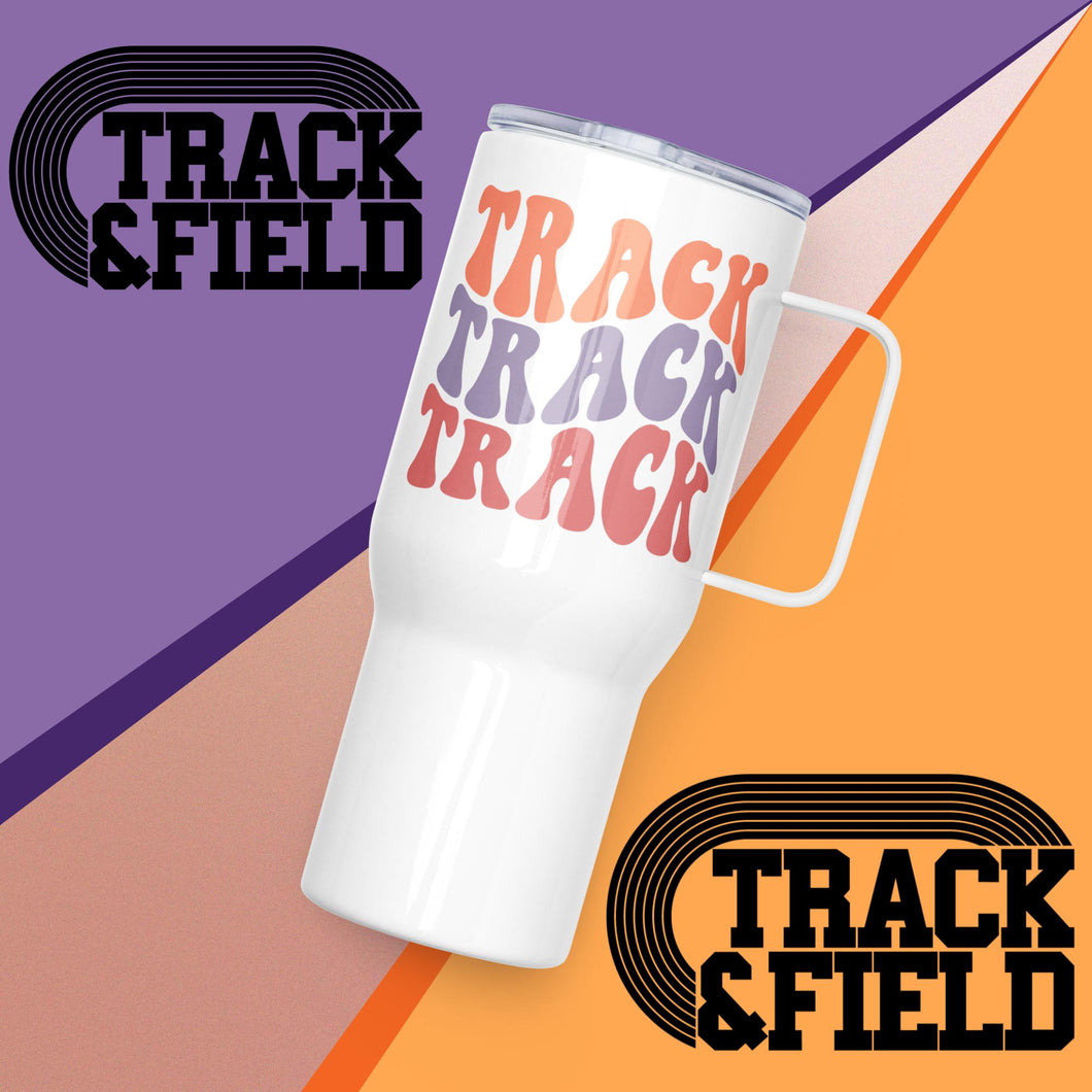 Track & Field Wave Mug With A Handle