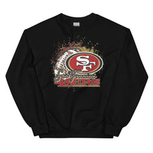 Load image into Gallery viewer, 49ers Splatter Sweatshirt(NFL)