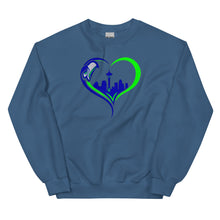 Load image into Gallery viewer, Seahawks Heart Sweatshirt(NFL)