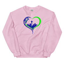Load image into Gallery viewer, Seahawks Heart Sweatshirt(NFL)