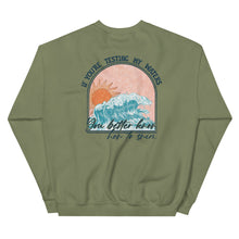 Load image into Gallery viewer, Testing The Water Swim Sweatshirt