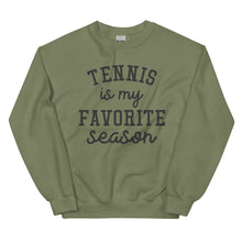 Load image into Gallery viewer, Favorite Season Tennis Sweatshirt