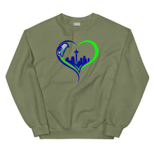 Load image into Gallery viewer, Seahawks Heart Sweatshirt(NFL)