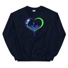 Load image into Gallery viewer, Seahawks Heart Sweatshirt(NFL)