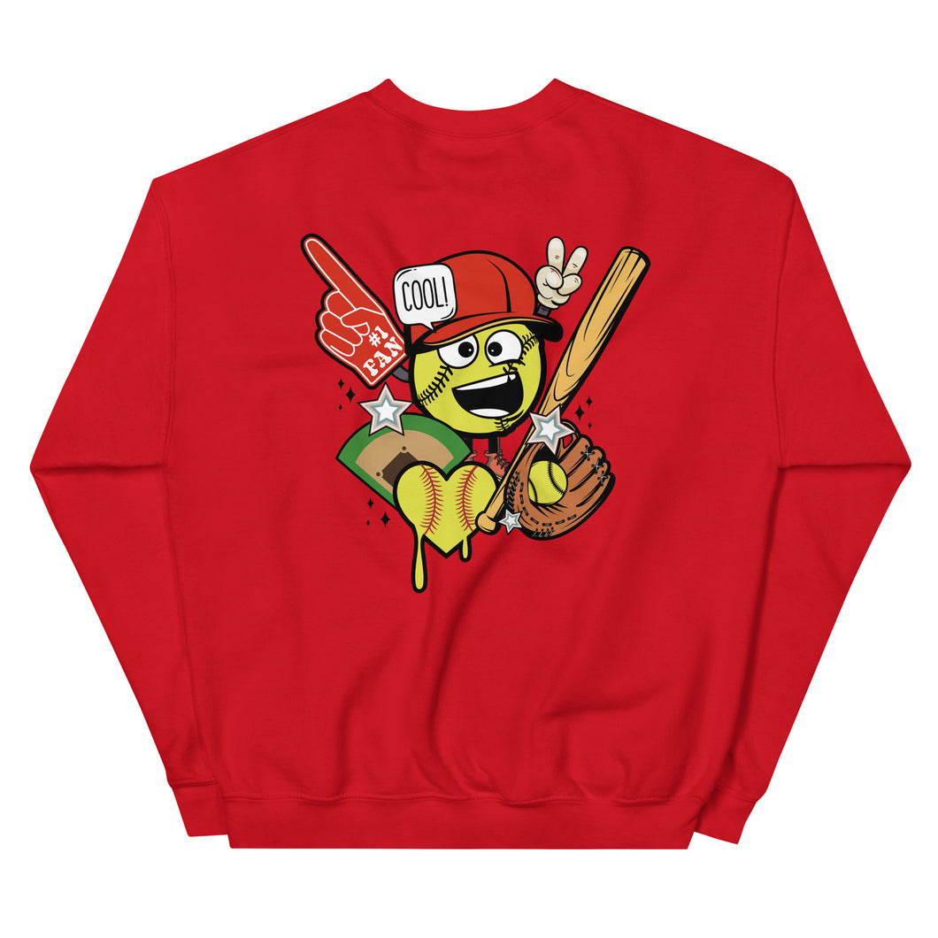 Softball Fan Sweatshirt