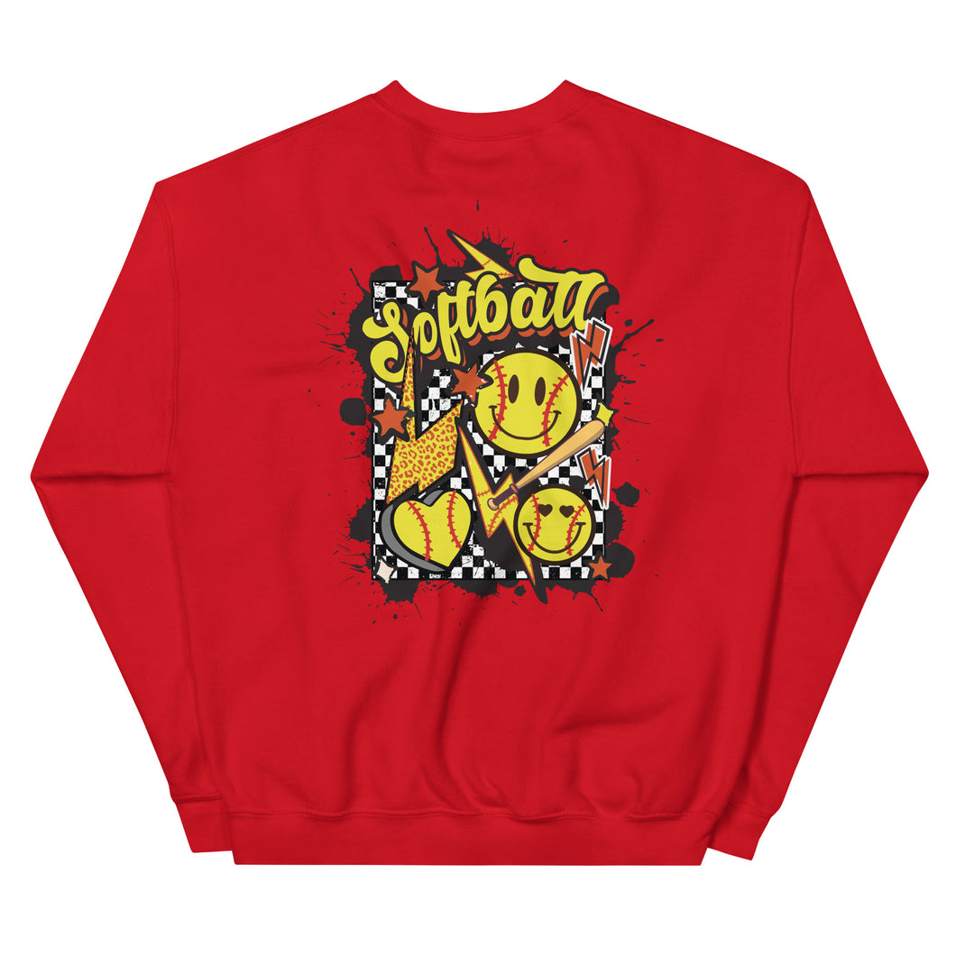 Retro Softball Sweatshirt