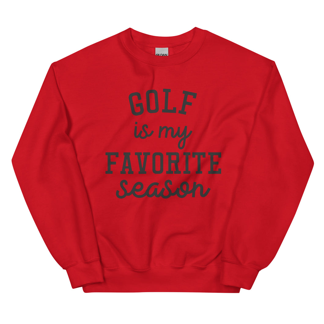 Golf Favorite Season Sweatshirt