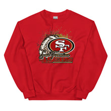 Load image into Gallery viewer, 49ers Splatter Sweatshirt(NFL)