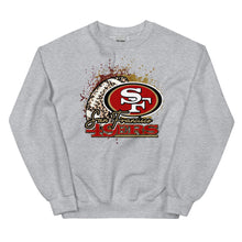 Load image into Gallery viewer, 49ers Splatter Sweatshirt(NFL)