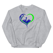 Load image into Gallery viewer, Seahawks Heart Sweatshirt(NFL)