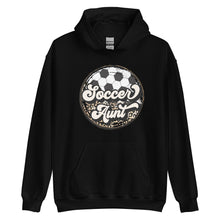 Load image into Gallery viewer, Soccer Leopard Aunt Hoodie