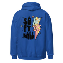 Load image into Gallery viewer, Softball Grunge Hoodie