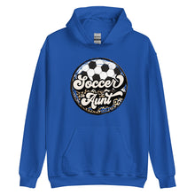 Load image into Gallery viewer, Soccer Leopard Aunt Hoodie
