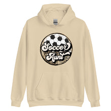 Load image into Gallery viewer, Soccer Leopard Aunt Hoodie