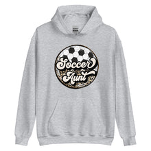 Load image into Gallery viewer, Soccer Leopard Aunt Hoodie