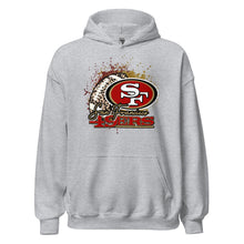 Load image into Gallery viewer, 49ers Splatter Hoodie(NFL)