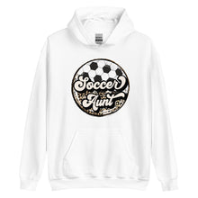 Load image into Gallery viewer, Soccer Leopard Aunt Hoodie