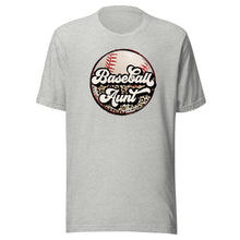 Load image into Gallery viewer, Baseball Aunt Leopard T-shirt

