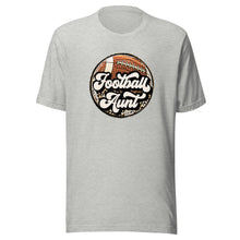Load image into Gallery viewer, Football Aunt Leopard T-shirt