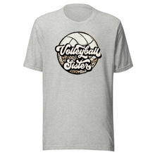Load image into Gallery viewer, Leopard Volleyball Sister Teen T-shirt