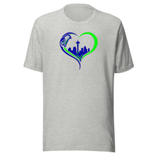 Load image into Gallery viewer, Seahawks Heart T-shirt(NFL)