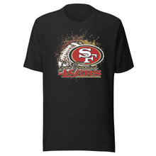 Load image into Gallery viewer, 49ers Splatter T-shirt(NFL)