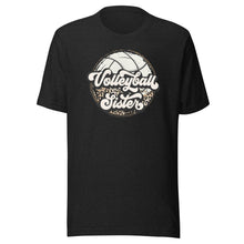 Load image into Gallery viewer, Leopard Volleyball Sister Teen T-shirt
