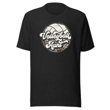 Load image into Gallery viewer, Leopard Volleyball Aunt T-shirt
