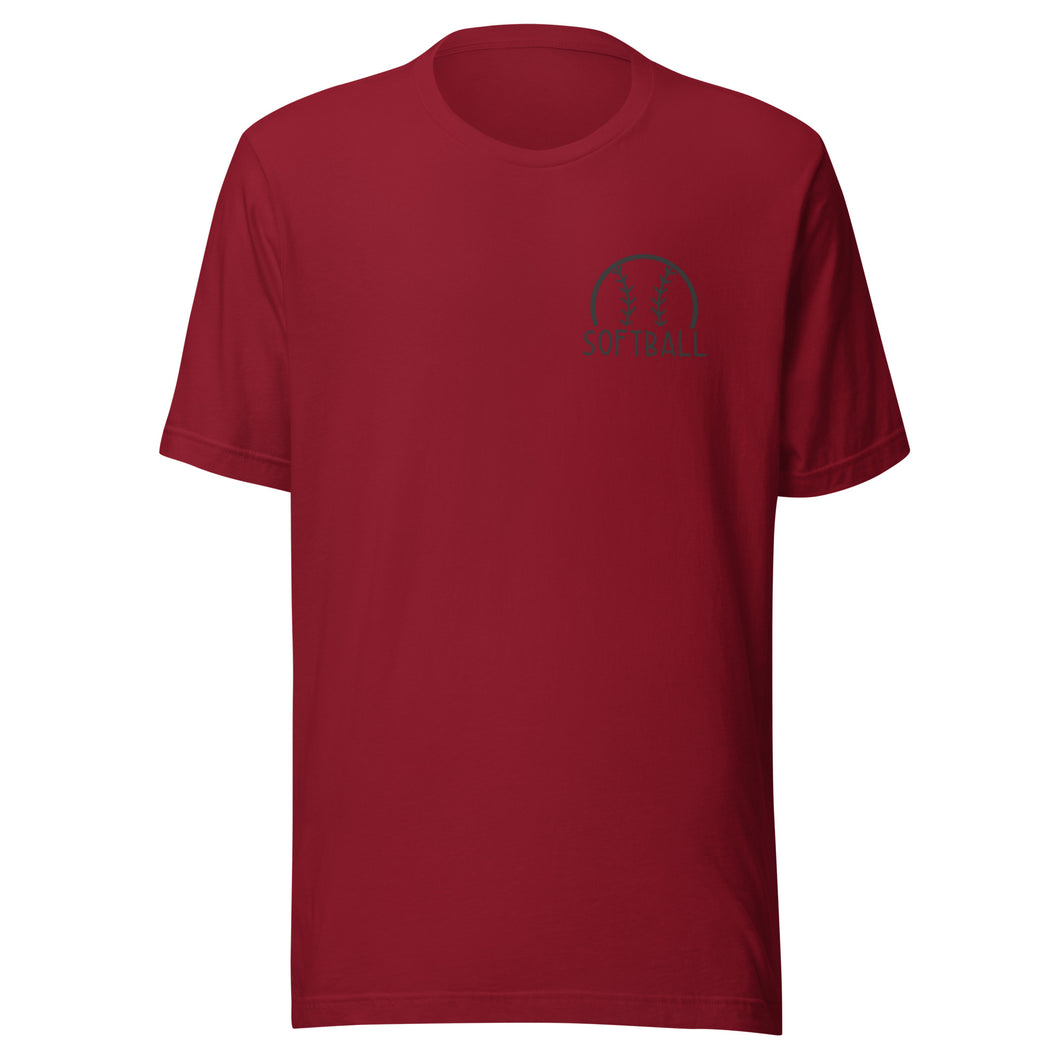 Softball Grunge T-shirt
