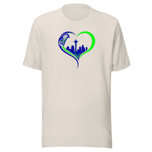 Load image into Gallery viewer, Seahawks Heart T-shirt(NFL)
