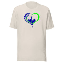 Load image into Gallery viewer, Seahawks Heart T-shirt(NFL)