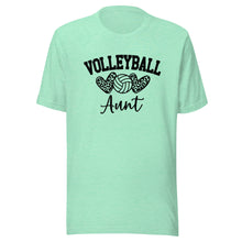 Load image into Gallery viewer, Volleyball Aunt Heart T-shirt
