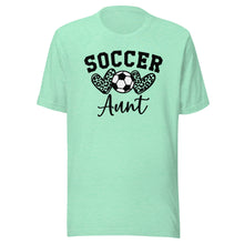 Load image into Gallery viewer, Soccer Aunt Heart T-shirt